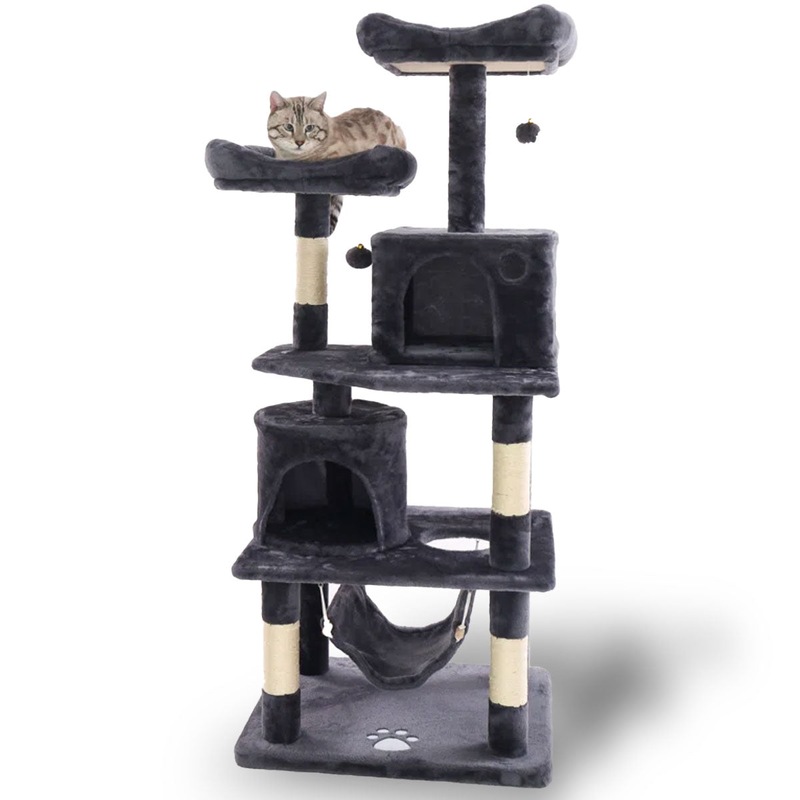 Buy 145cm Cat Tree Tower Scratching Post Scratcher Toys Wooden Condo