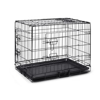 36" Portable Pet Dog Cage Collapsible Metal Crate Kennel