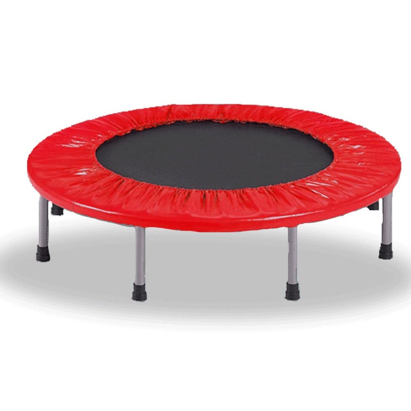 38″ Mini Trampoline Jogger Rebounder Home Gym Workout Fitness Red