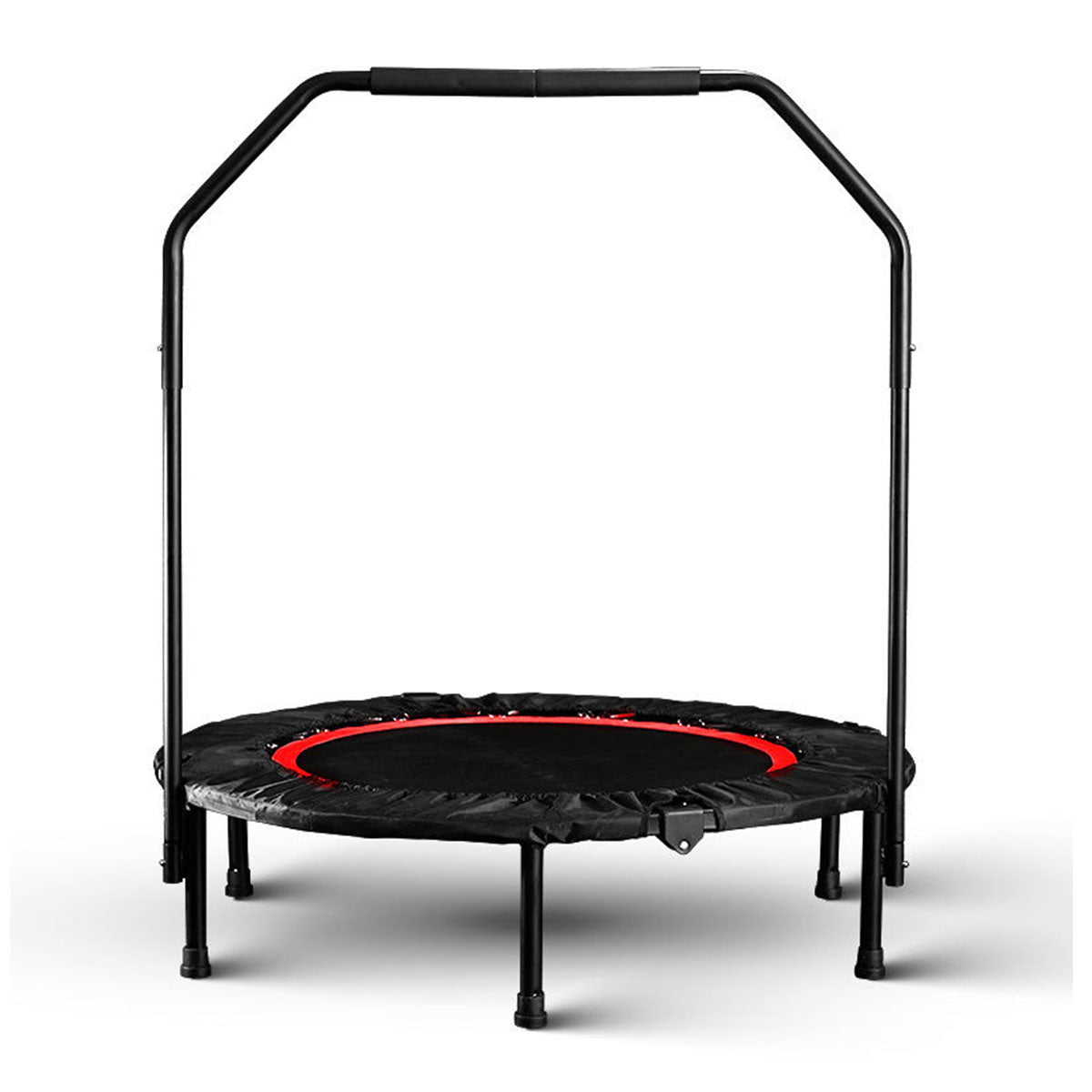 40" Mini Trampoline Handrail Exercise Workout Cardio Rebounder Indoor Super Load Australia