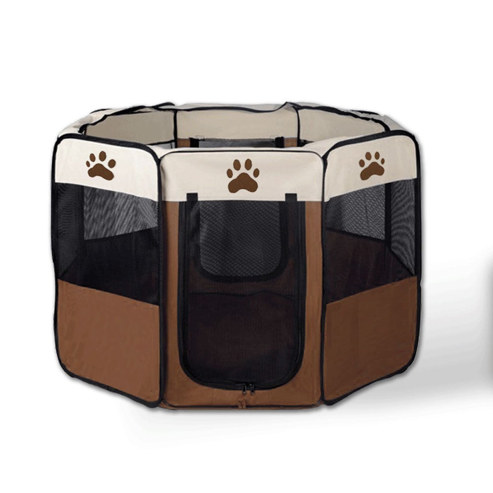 8 Panel Portable Puppy Dog Pet Exercise Playpen Crate Medium