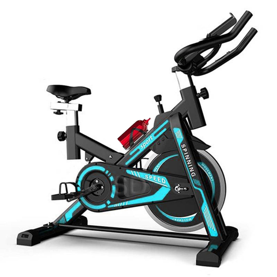 Exercise Spin Bike Home Gym Workout Equipment Cycling Fitness Bicycle Flywheel blue Australia