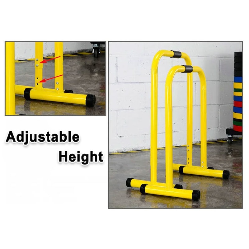 Buy Home Gym Chin Up Dip Parallel Bar Dips Exercise Push Pull Up ...