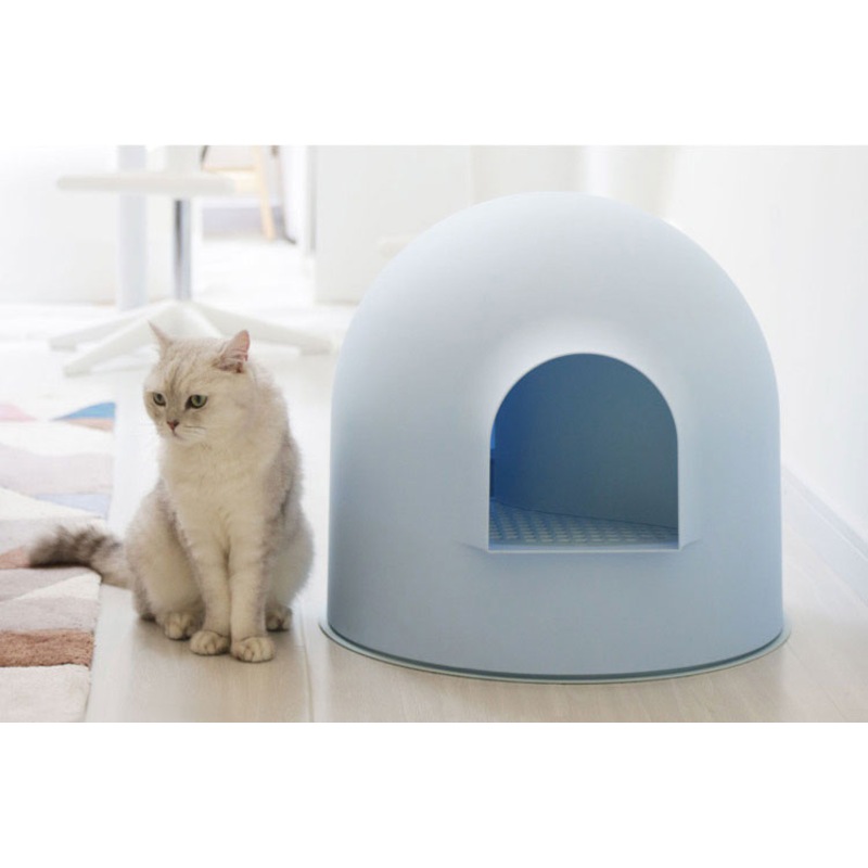 Pidan Igloo Snow House Portable Hooded Cat Toilet Litter Box Tray House