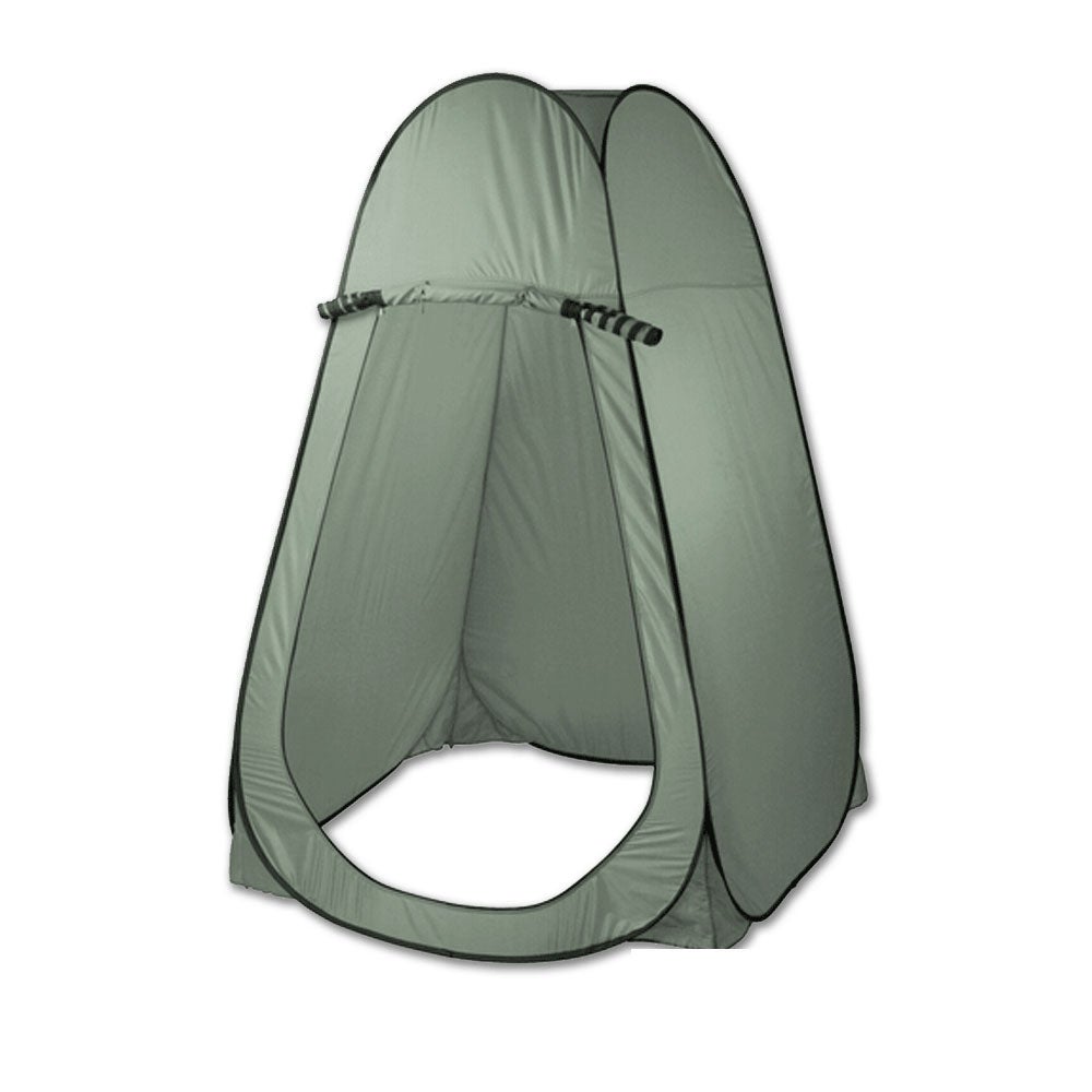 Pop Up Camping Shower Toilet Tent Outdoor Privacy Portable Change Room Shelter - green