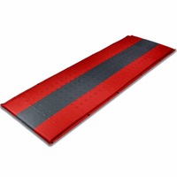 Self Inflating Mattress Sleeping Pad Mat Air Bed Camping Camp Hiking Joinable - red