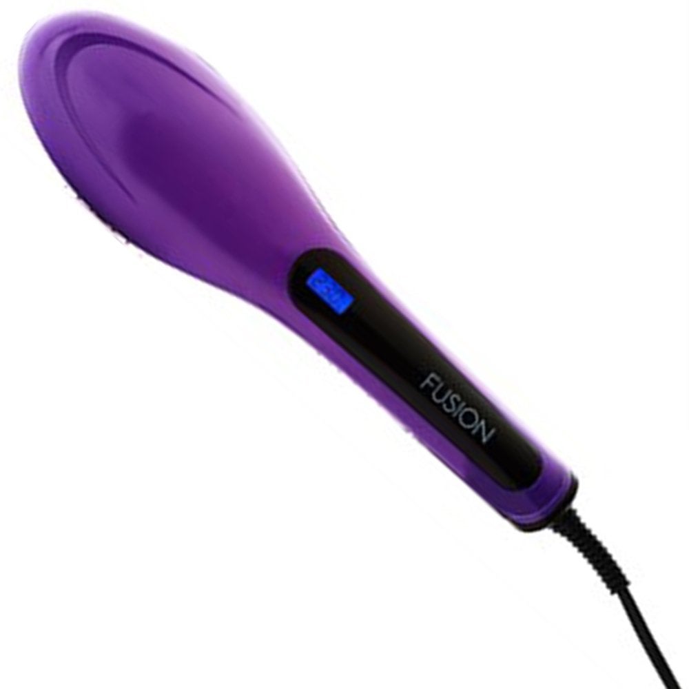 FUSION Hair Straightening Brush - Purple