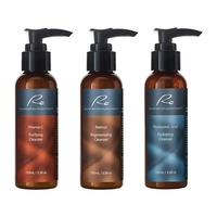 Re Vitamin C, Retinol, Hyaluronic Acid Face Cleansers - 3x100mL