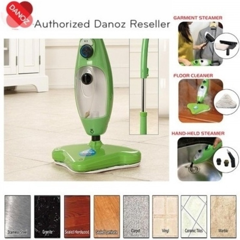 Danoz H20 X5 Lite Steam Cleaner in Green Buy Steam Cleaners 194761