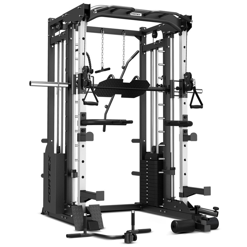 Buy CORTEX SM25 Multi Gym (Dual Stack Functional Trainer, Smith Machine ...