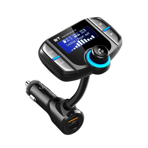 Car FM Transmitter With 1.7" Display
