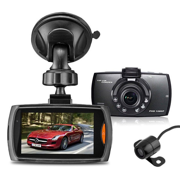 Full HD 1080p Car Dash Camera with FREE Reverse Camera
