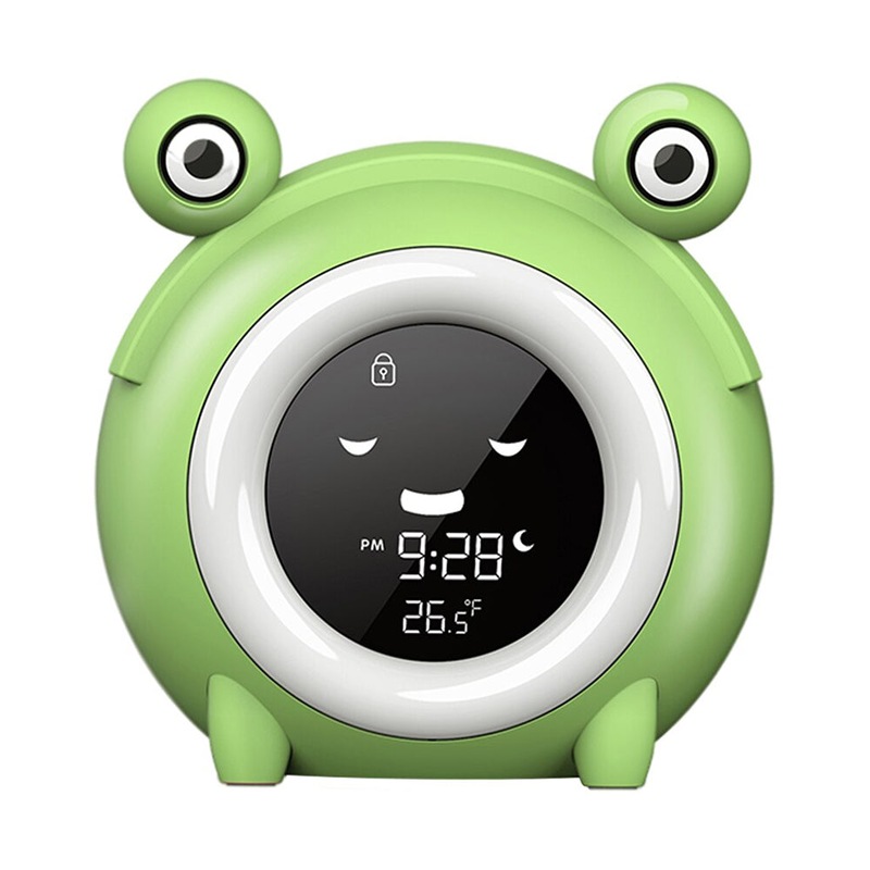 Kids Frog Alarm Clock with Night Light MyDeal
