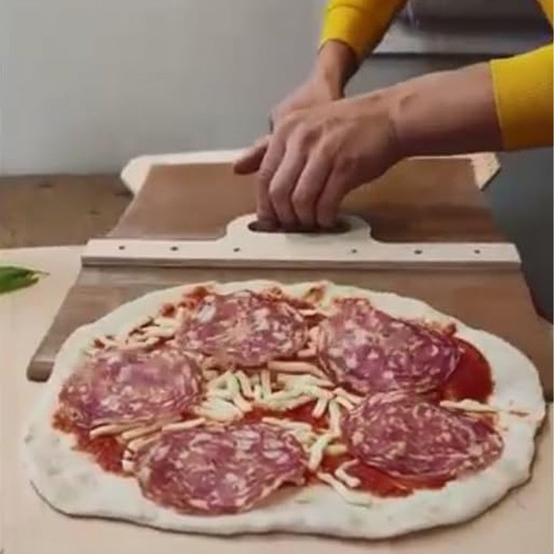 Buy Pala Pizza Scorrevole the Ultimate Sliding Pizza Peel - MyDeal