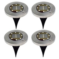 Buy Outdoor LED Solar Garden Ground Lights - MyDeal