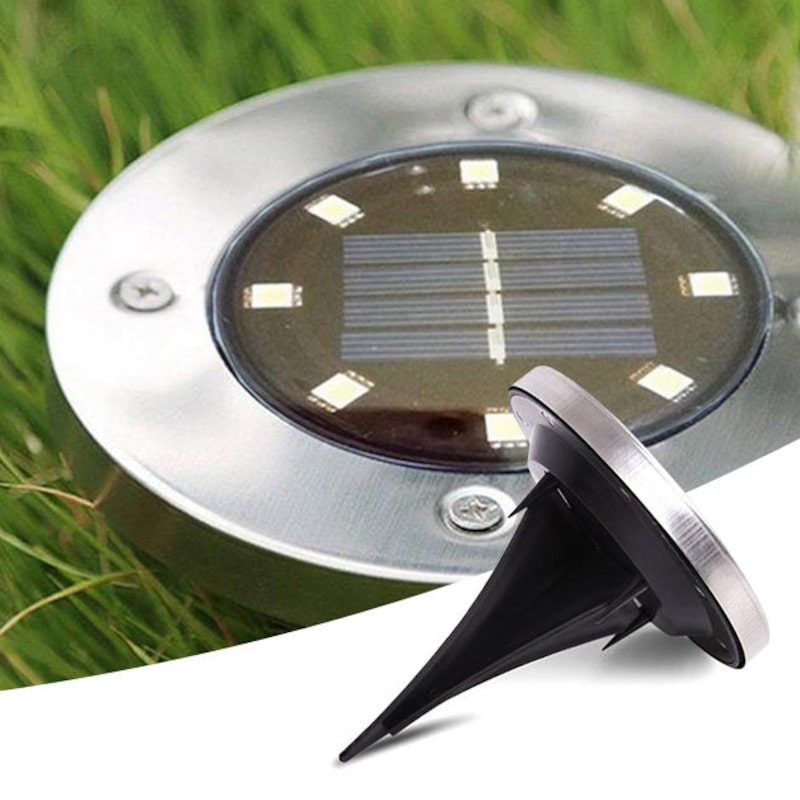 Buy Outdoor LED Solar Garden Ground Lights - MyDeal