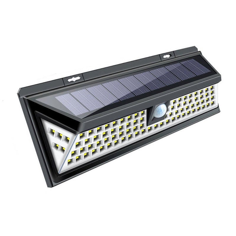 Weatherproof Solar Sensor 86-LED Lights