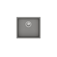 CARYSIL Magic Salsa Granite Kitchen Sink - 457 x 406mm Single Bowl - Concrete Grey - Top/Under Mount