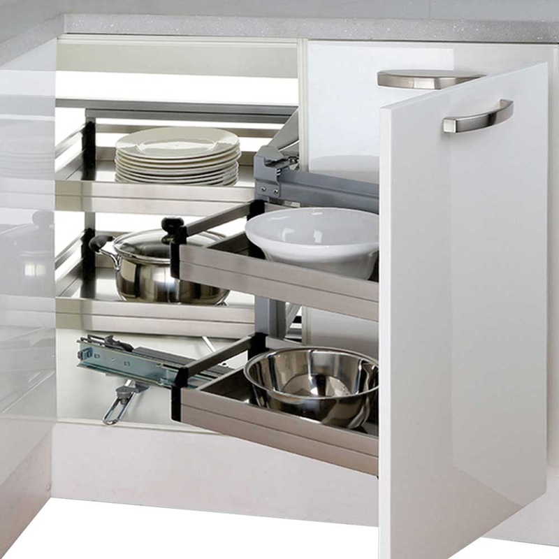 Buy Elite Bistro Magic Corner Pull Out Kitchen Storage Fits 900mm