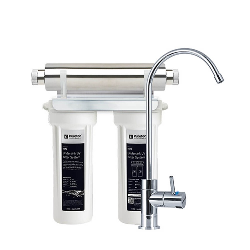 Buy PURETEC Puretec ESR2 High Loop Kitchen Mixer Tap With Under Sink UV