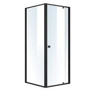 DELLA FRANCESCA Semi Frameless Glass Shower Screen - Square Shape - 800mm x 800mm
