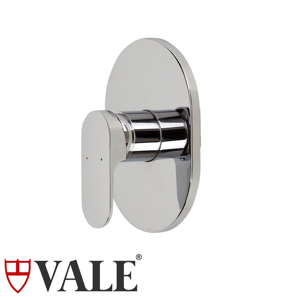 VALE Symphony Wall Mounted Bath and Shower Mixer - Chrome