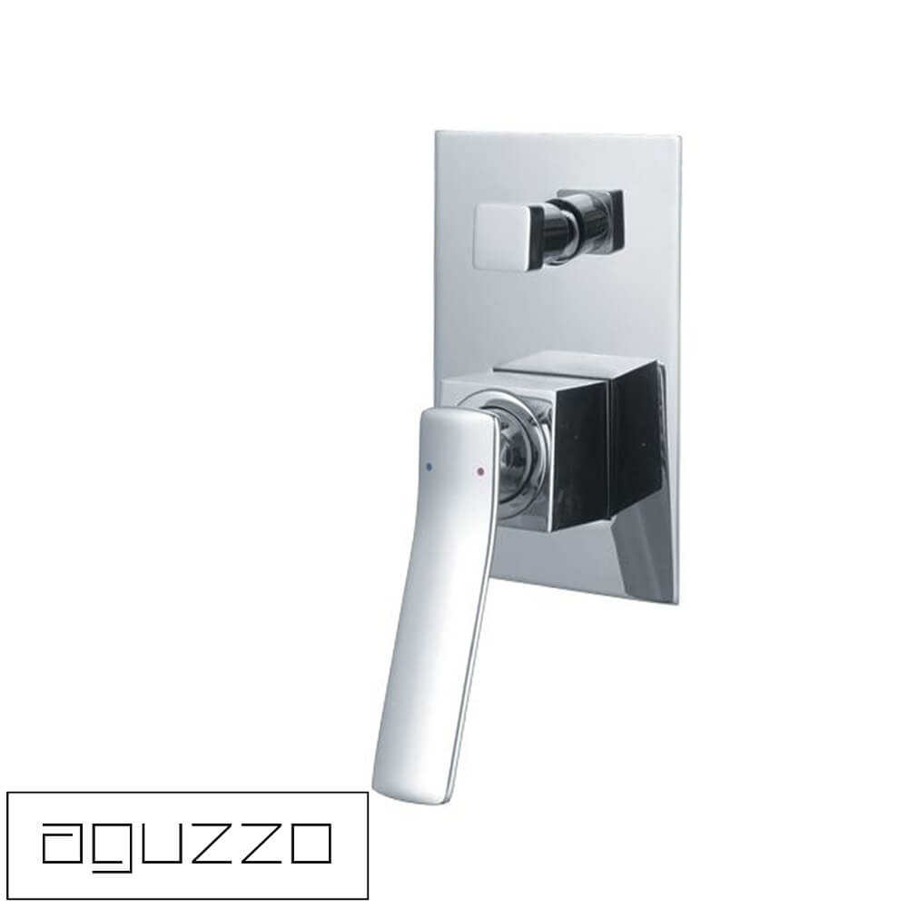 Cortina Wall Mounted Bath and Shower Mixer with Diverter - Chrome