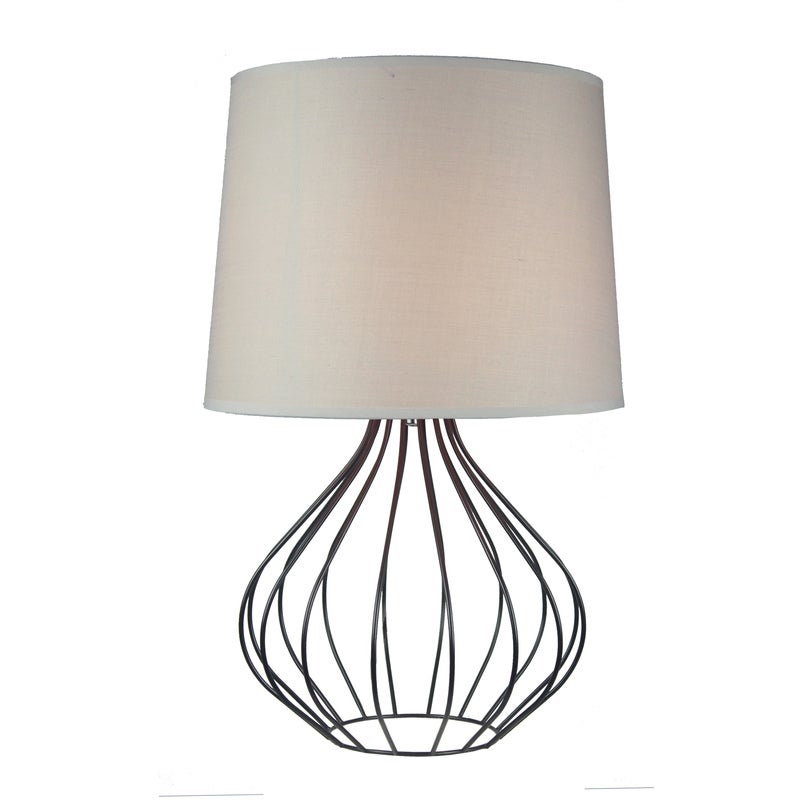 metal wire table lamp