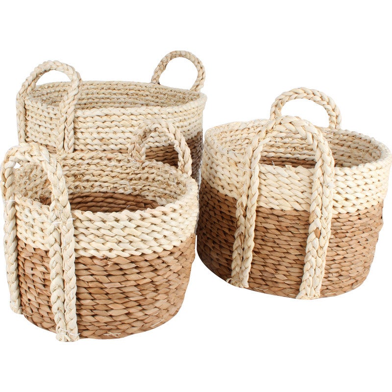 Buy Chennai Rush Baskets Large Set of 3 - MyDeal