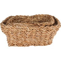 Coolangatta Sea Grass Rectangular Baskets Set of 3