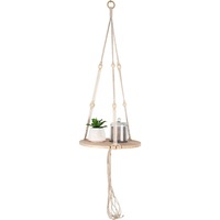 Drake Macrame Hanging Display Shelf
