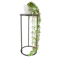 Ekon Plant Pot Stands Matte Black Set of 3