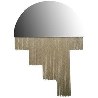 Half Moon Fringe Mirror Gold