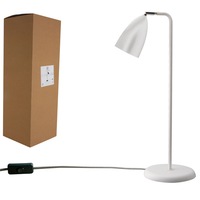 Luminite Scando Black Metal Table Lamp