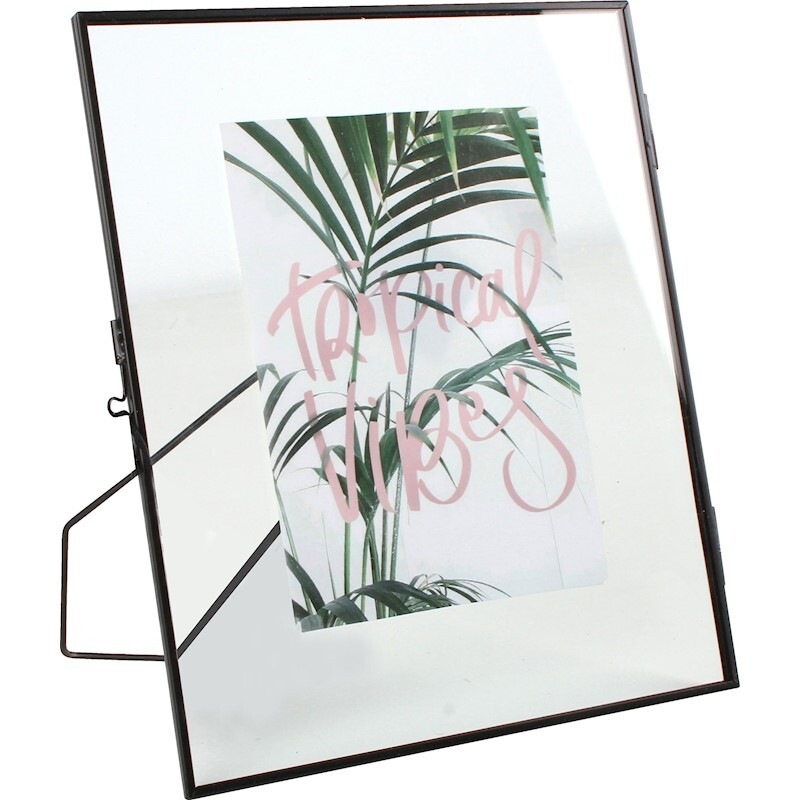 Buy Matte Black Glass Picture Frame 22x1.2x26cm MyDeal