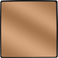 Metal Black Frame Mirror 50x50x4cm