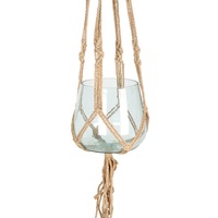 Plant Pot Hanger w/ Glass vase