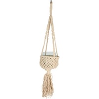 Plant Pot Hanger w/ Glass vase
