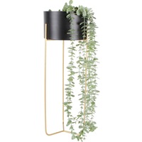 Tri Metal Flower Pot Stand Black