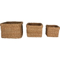 Yallingup Sea Grass Square Basket Set of 3