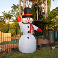 240cm Inflatable Snowman with LED Light for Christmas Decoration
