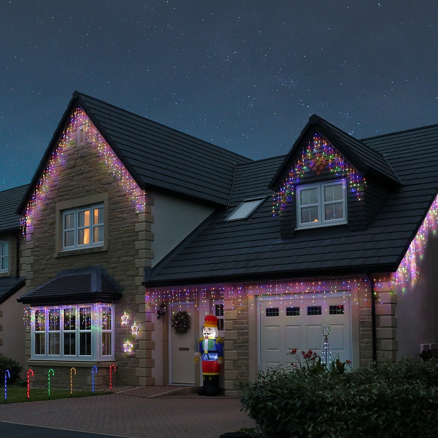 36m 1200 LED Icicle Light for Christmas Decoration Multi Colour