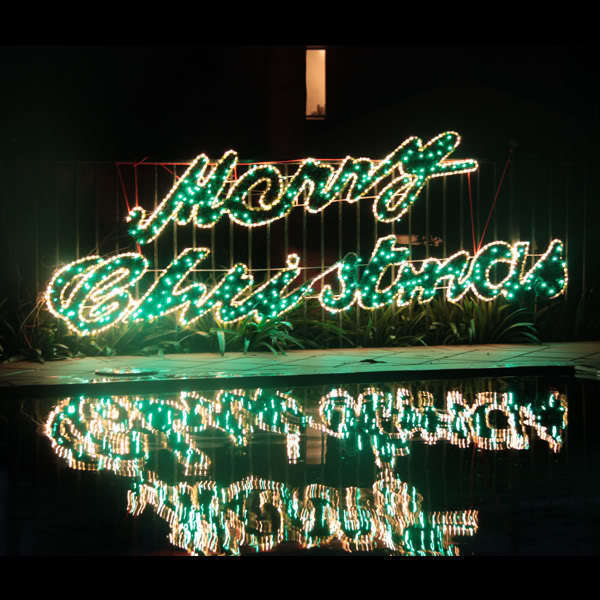 Buy 5.5M Merry Christmas Sign LED Rope Light Commercial MyDeal