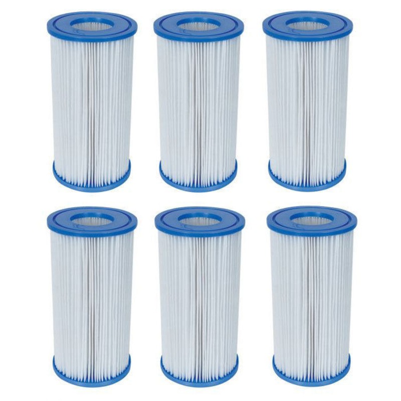 6x Bestway Filter Cartridge Size III 58012 for Swimming Pool 1500GPH