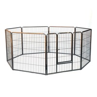 80cm Height 8 Panels Galvanised Dog Pen