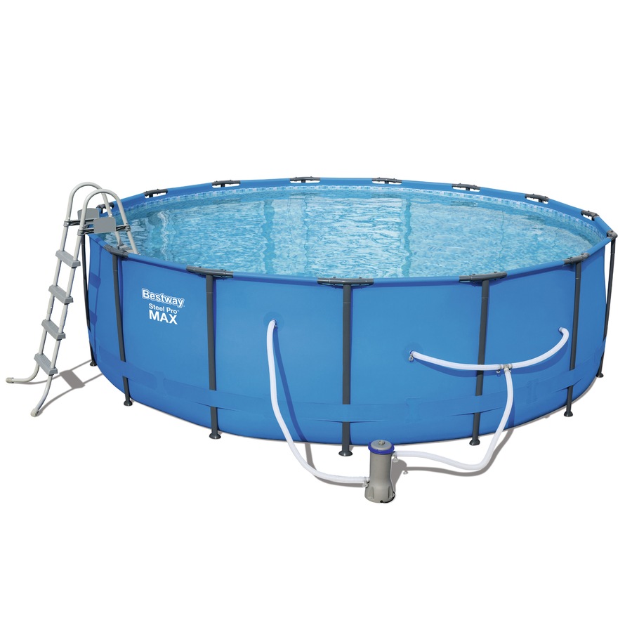 15ft Bestway Steel Pro Max Above Ground Swimming Pool 457cmx122cm 56439