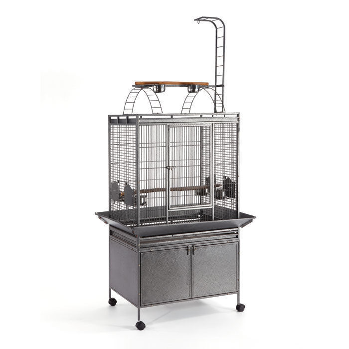 Buy Classico Play Top Bird Parrot Cage with Storage Cabinet MyDeal