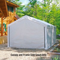 Enclosure Kit for Flyline Portable Single Carport 10ft x 20ft