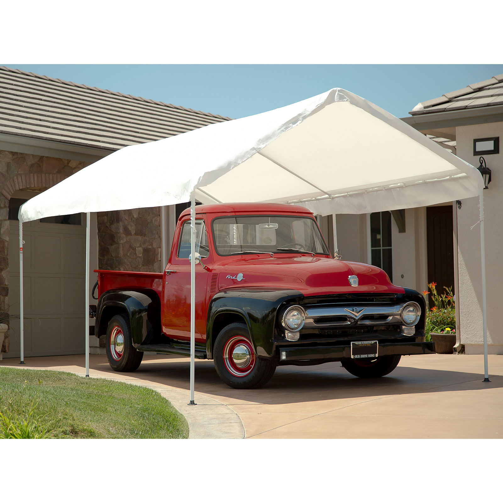 Portable top carport canopy