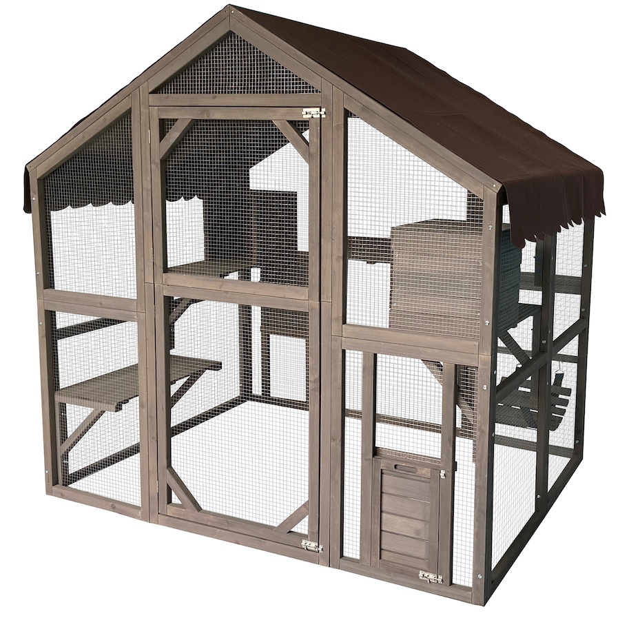 Flyline Walk in Catio Cat Enclosure Cage Half Size 140x188cm